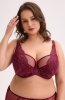 Gaia BSM 1313 Jovana Maxi bordowy biustonosz semi soft  